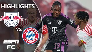 RB Leipzig vs Bayern Munich  Bundesliga highlights  ESPN FC [upl. by Jud]