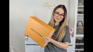 LOUIS VUITTON LOCKY BB UNBOXING amp FIRST IMPRESSIONS [upl. by Acirema]