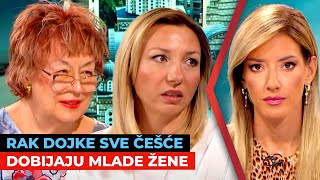 Rak dojke sve češće dobijaju mlade žene  Tatjana Macura i dr Mirjana Branković Magić  URANAK1 [upl. by Glenden109]