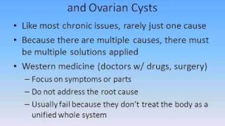 Ovarian Cysts  How to Cure Them Naturally [upl. by Elfreda]