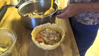 Cheddar Cheese Crust Pot Pies in 10 Minutes Feeds 4 [upl. by Eittod]