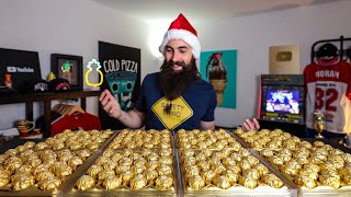 THE 200 FERRERO ROCHER CHALLENGE  14000 CALORIES  XMAS SERIES 2020  BeardMeatsFood [upl. by Janelle]