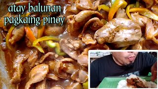 GRABE ANG SARAP ATAY BALUNAN RECIPEfilipino food [upl. by Lalo]