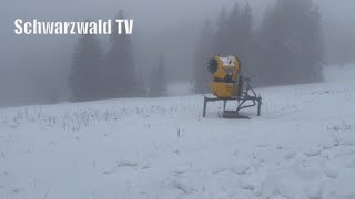 🚨❄ Erster Schnee 2023 auf dem Feldberg So viel hat es auf dem Feldberg geschneit 11112023 [upl. by Airaet]