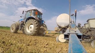 Planting Corn after Triticale Harvest [upl. by Aubarta]