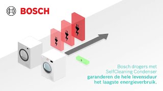 Animatievideo Bosch warmtepompdrogers SelfCleaning Condensor [upl. by Benkley286]