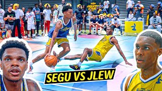 The SHIFTIEST Hoopers EVER Meet in LEGENDARY 1v1 Jlew vs Ronaldo Segu  Nesquik Creator Court [upl. by Yrdnal]