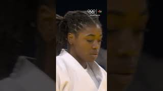 Paris2024  Elle a pas de temps à perdre SarahLéonie Cysique 😱 olympics judo [upl. by Essila]