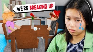 We Broke Up Roblox Bloxburg Roleplay [upl. by Attennod]