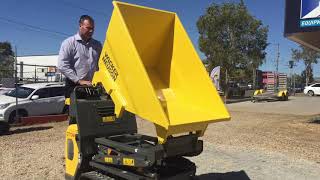 Walkaround DT08 Wacker Neuson tracked dumper  Heaps of power [upl. by Eirehs]