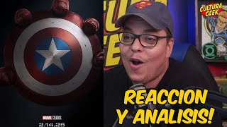 Captain America Brave New World  Reaccion y Analisis del Trailer [upl. by Nyllewell298]