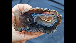 Natural Unpolished Banded Agates [upl. by Arquit]