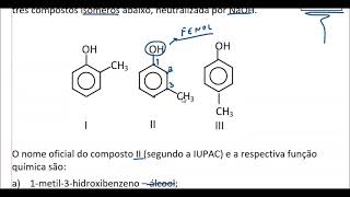 A creolina usada como desinfetante consiste na mistura dos três compostos isômeros abaixo [upl. by Notyap85]