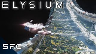 Elysium Movie  Full Final Battle Scene  Max Vs Kruger [upl. by Greenburg807]