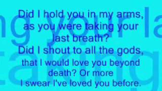 Ive Loved You Before Lyrics [upl. by Aylad]