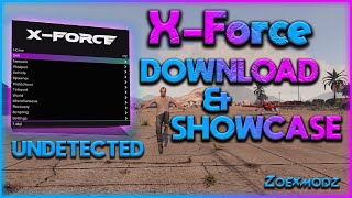 XForce MODMENU DOWNLOADTUTORIAL  SHOWCASE  UNDETECTED PCGTA [upl. by Kaela561]