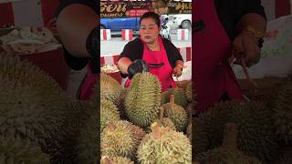 Amazing Thai Giant Durian Cutting Skills  Fruit Cutting Skills [upl. by Levon710]