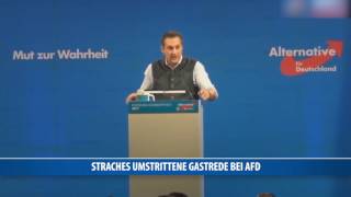 Strache hält Gastrede bei AfD [upl. by Ttayw831]