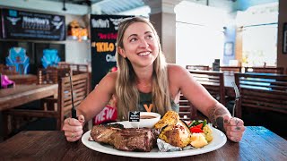 This Famous TBone Steak Challenge In Bali Has Been Attempted Over 10000 Times [upl. by Orenid]