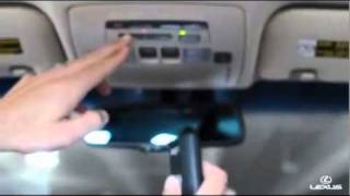 How To Pair Garage Door Opener with a Lexus ES 350 [upl. by Lilli20]