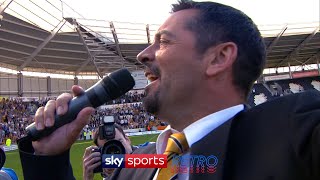 Phil Brown singing after Hull survived relegation [upl. by Hazlett720]