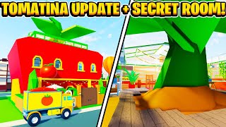 New Secret Playground In The Tomato House In Roblox Livetopia Update18 Tomatina Event [upl. by Enyrhtak507]