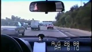 Driving 405 freeway North 1988 24 years before Carmageddon II  also watch Driving South in 1988 [upl. by Bigot]