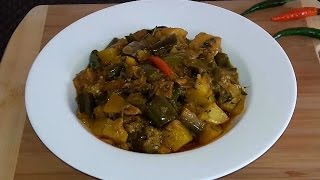 Nona Ilish Ranna Bangla Recipe  Salted Hilsa Fish Traditional Style Bengali Process with Vegetable [upl. by Kenney]