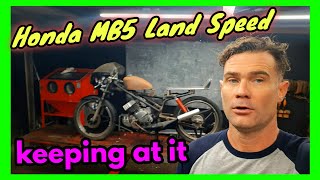 Honda MB5 50cc build 4 Land Speed Race Motorcycle BMST MB50 [upl. by Notnelc407]