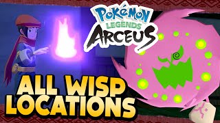 Collecting ALL 107 WISPS for Spiritomb in Pokémon Legends Arceus [upl. by Ahsenre772]