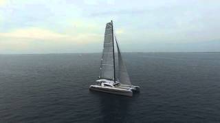 Outremer 5X light wind sailing [upl. by Derriey630]