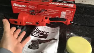 Harbor Freight Bauer 20mm Long Throw Polisher [upl. by Nonnaehr160]