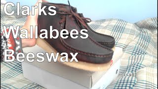 Clarks Wallabee Boot Beeswax Leather Chukka Review Crepe Soles [upl. by Laney]