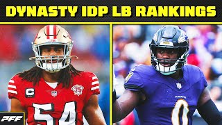 2024 DYNASTY IDP LINEBACKER RANKINGS  PFF Fantasy Podcast [upl. by Avid]