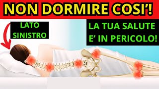 SCIOCCANTE DORMIRE SUL LATO SINISTRO CAMBIERÀ LA TUA VITA Errori del sonno [upl. by Elyad861]