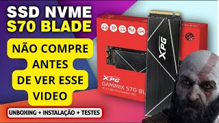 XPG GAMMIX S70 BLADEQUE DECEPÇÃO NOS TESTESVEJA ANTES DE COMPRAR [upl. by Odlauso]