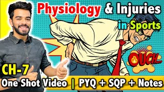 Physiology and Injuries in Sports  CH  7  CBSE Class 12th 2024 🔥 [upl. by Atnim740]