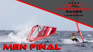 Recap Men Final  Lanzarote iQFOIL International Games 2023 [upl. by Cristie]