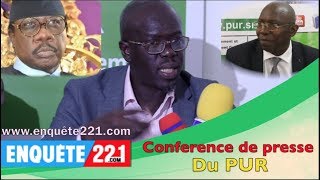 Conférence de présse du PUR Serigne Moustapha Sy confirme la candidature de Issa Sall [upl. by Turtle]