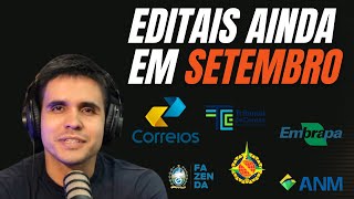 Concurso Público quais editais ainda podem sair em setembro de 2024 [upl. by Moazami379]