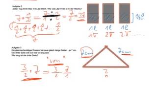 Textaufgaben zur Bruchrechnung [upl. by Sacci806]