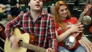 Things guitar store employees say BLOOPERS [upl. by Eerrehc]