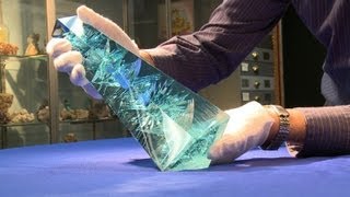 Worlds largest cut aquamarine displayed at Smithsonian [upl. by Ezirtaeb]