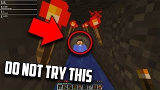 Why is there a Redstone Tunnel under this Minecraft Village Scary Minecraft Video [upl. by Eedyah]