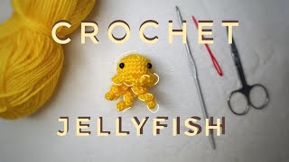 How to crochet a jellyfish in 1 hour 🧶 Free tutorial ✨ [upl. by Gib]