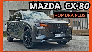 Neue Mazda CX80 mit 7 Sitze  eSkyactiv PHEVAWD  Homura Plus   Außen amp innen Ansicht  Reviews [upl. by Power361]