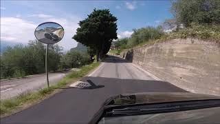 Fahrt am Gardasee von Tremosine über Tignale dann am Seeufer entlang nach Limone sul Garda [upl. by Assennav336]