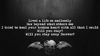 Avenged Sevenfold  So Far Away Lyrics on screen Full HD [upl. by Soloman539]