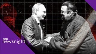 Steven Seagal on Vladimir Putin Russia and the US  BBC Newsnight [upl. by Yate634]