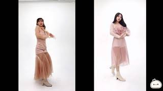 MIRRORED  SLOWED TWICE  Doughnut DANCE NAYEON DANCE MOMO  Mochi Dance Mirror [upl. by Silvio]